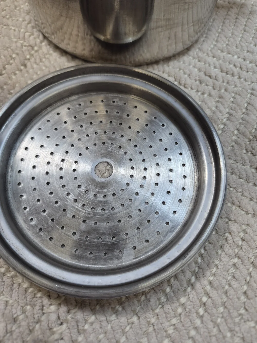 Metal Percolator Coffee Maker - Silver